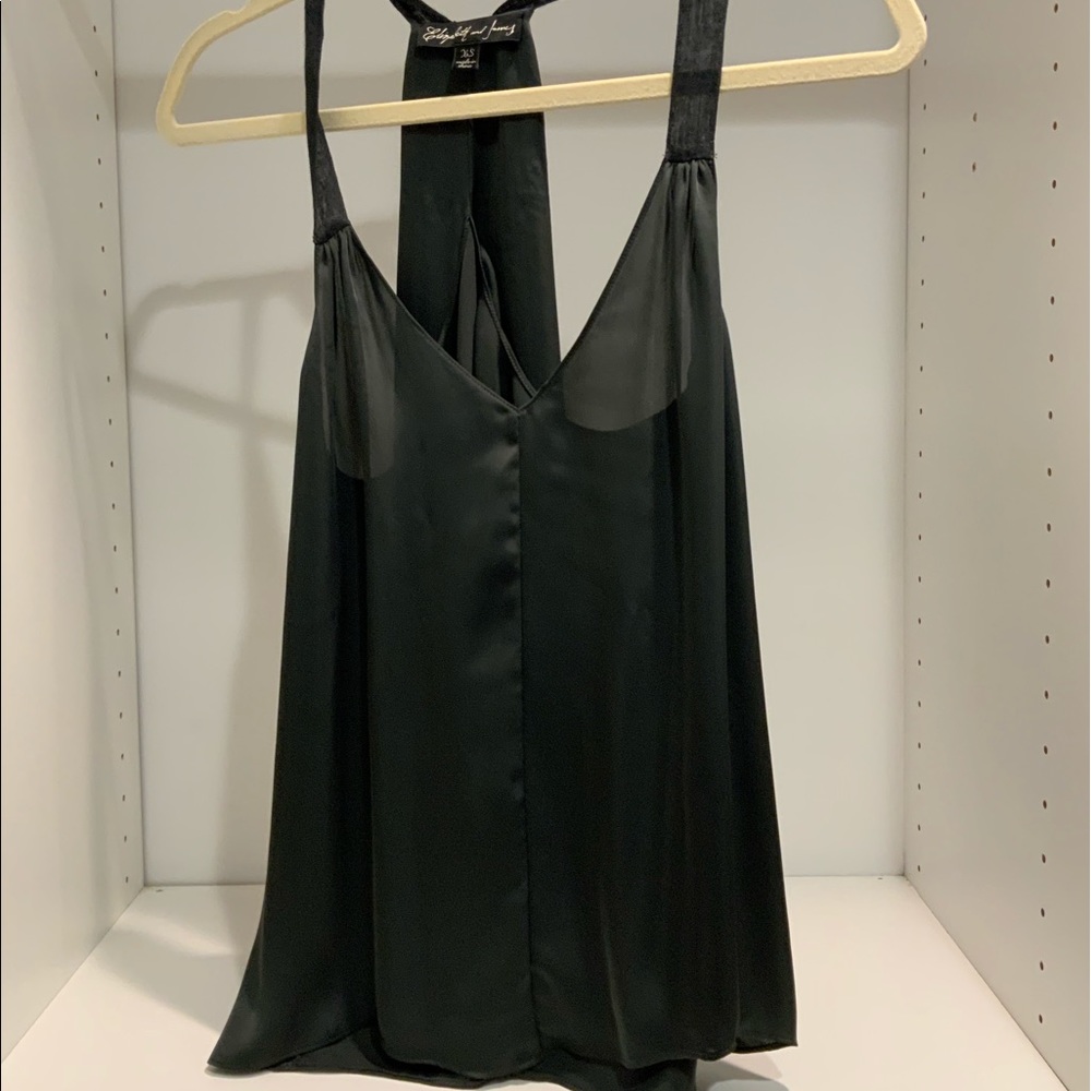 Elizabeth & James b silk tank xs used once